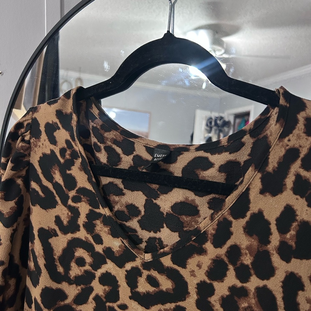 Leopard Print Long Sleeve Dress🐆 - Picture 3 of 7